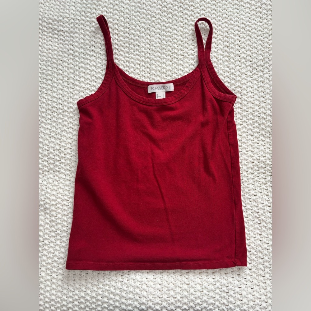 Forever 21 Red Tank Top